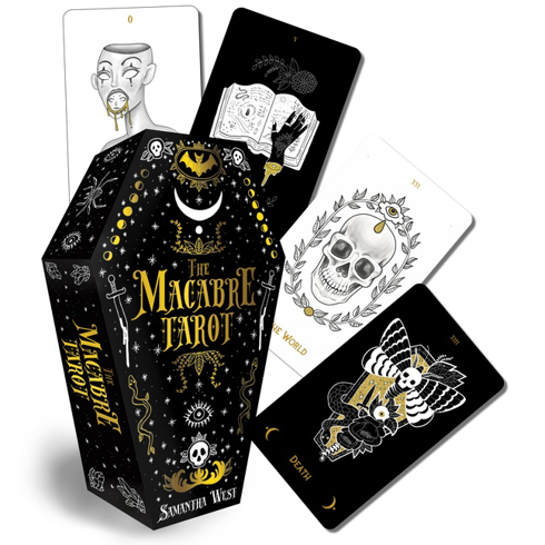 Bild på Macabre Tarot (78-Card Deck & 128-Page Boo